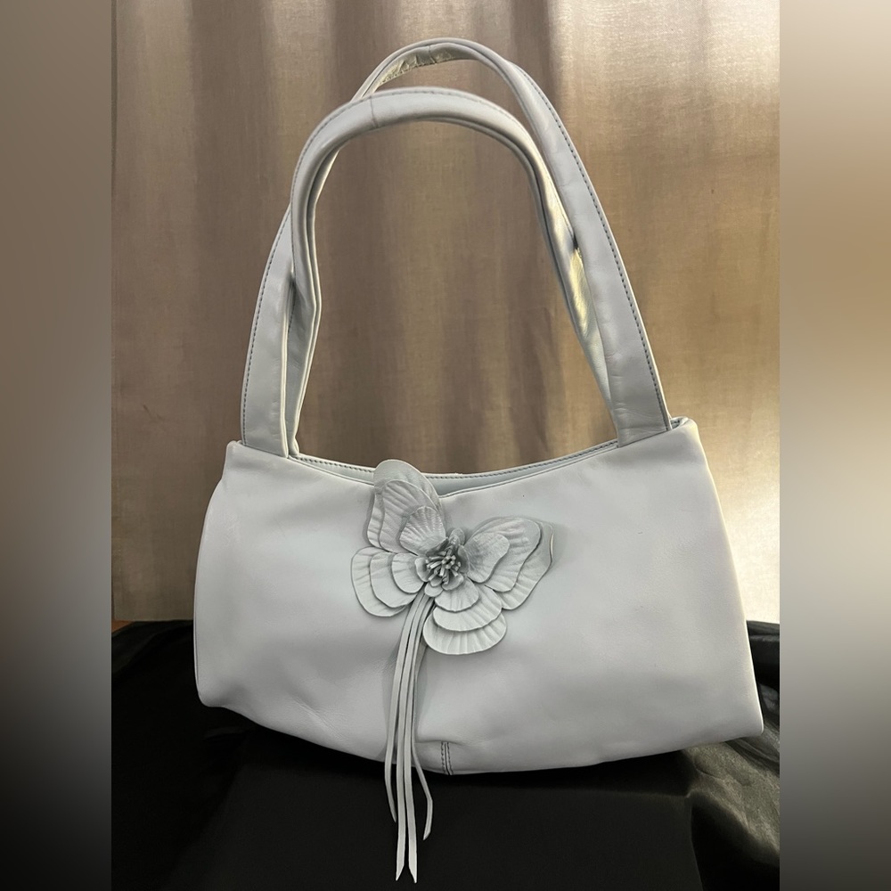💫Beautiful baby blue Paolo Masi bag